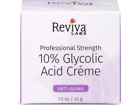 Reviva Labs 10% Glycolic Acid Cream, 1.5 oz Online