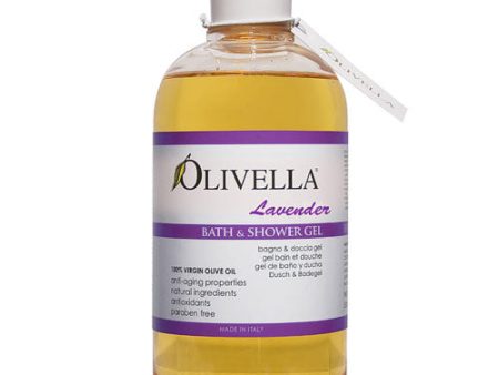 Olive Oil Bath & Shower Gel, Lavender, 16.9 oz (500 ml), Olivella Cheap