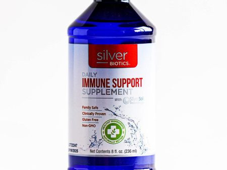 Liquid Immune Support Supplement, 8 oz, Silver Biotics For Cheap