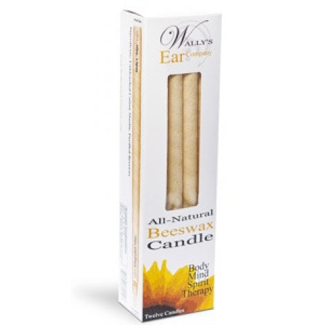 100% Beeswax Hollow Ear Candles, 12 pk, Wally s Natural Products Online now