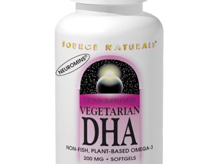 Vegetarian DHA 200 mg, 60 Softgels, Source Naturals Hot on Sale