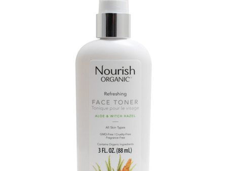 Refreshing Face Toner, 3 oz, Nourish Organic For Sale