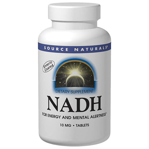 NADH 20 mg CO-E1 - Peppermint Sublingual, 30 Tablets, Source Naturals For Sale