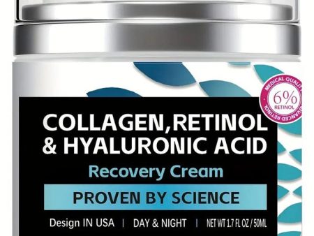 Collagen, Retinol & Hyaluronic Acid Recovery Cream for Face & Neck, 1.7 oz Online Hot Sale