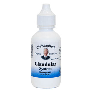 Glandular System Massage Oil, 2 oz, Christopher s Original Formulas Online now