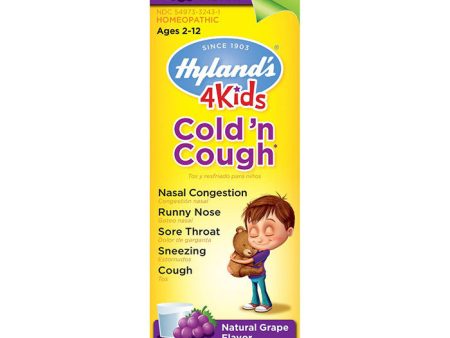 4 Kids Cold  n Cough - Grape Flavor, 4 oz, Hyland s Online now