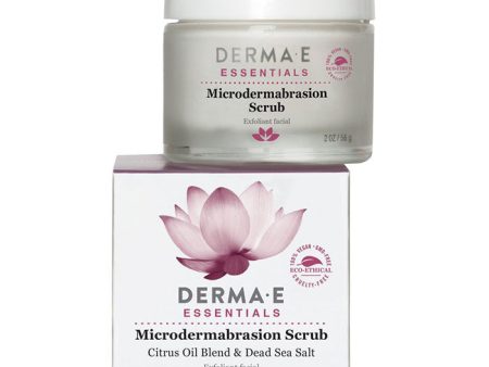 Derma E Microdermabrasion Scrub with Citrus Oil Blend & Sea Salt, 2 oz Supply