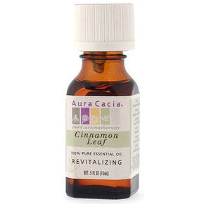 Essential Oil Cinnamon Leaf (cinnamomum zeylanicum) .5 fl oz from Aura Cacia Online Hot Sale