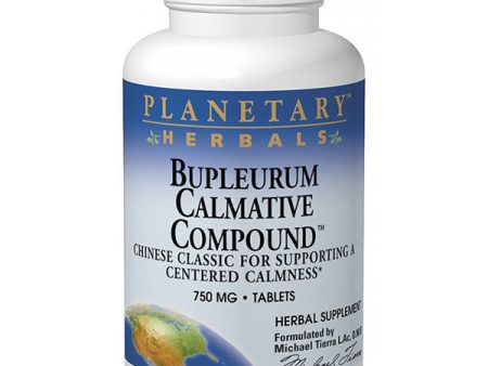 Bupleurum Calmative Compound, Chinese Herbal Calming Formula, 240 Tablets, Planetary Herbals Online Sale