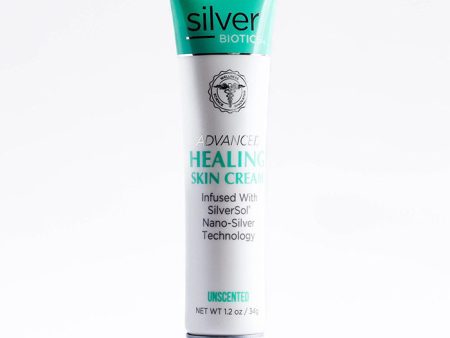 Advanced Healing Skin Cream - Unscented, 1.2 oz, Silver Biotics Sale