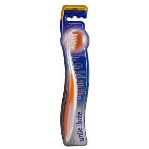 Fixed Head Nylon Toothbrush, V-Wave Soft, Smile Brite Cheap