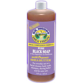 Shea Vision, Pure Black Soap with Organic Shea Butter, 16 oz, Dr. Woods For Cheap