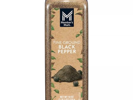 Member s Mark Fine Ground Black Pepper, 18 oz (510 g) on Sale