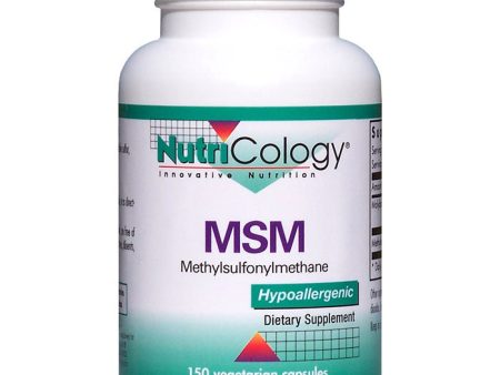 MSM Methylsulfonylmethane 500mg 150 caps from NutriCology For Cheap