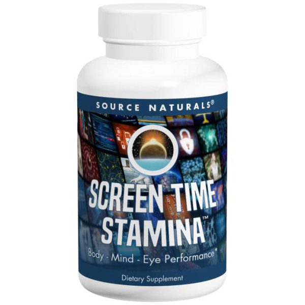 Screen Time Stamina, Body - Mind - Eye Health, 60 Tablets, Source Naturals Online now