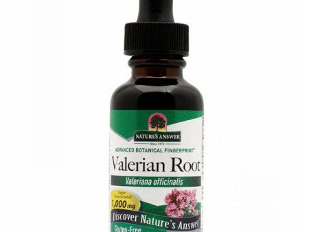 Valerian Extract Liquid Alcohol-Free, 1 oz, Nature s Answer For Discount