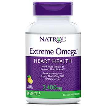 Extreme Omega Fish Oil 60 Softgels, Natrol Discount