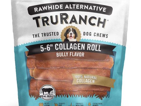 TruRanch 5-6  Collagen Rolls, Bully Flavor Dog Chews, 3.16 lb (24 Pack) Online Hot Sale