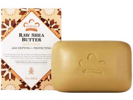 Raw Shea Butter Bar Soap, 5 oz, Nubian Heritage Hot on Sale