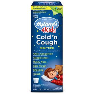 4 Kids Cold  n Cough Nighttime, 4 oz, Hyland s Online Sale