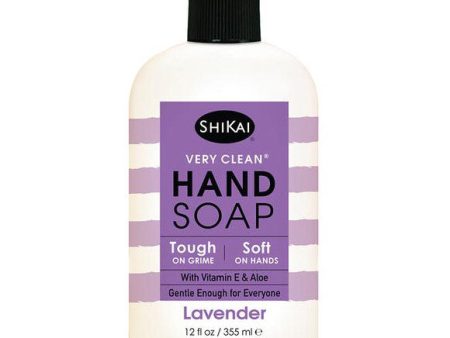 Very Clean Liquid Hand Soap, Lavender, 12 oz, ShiKai For Cheap