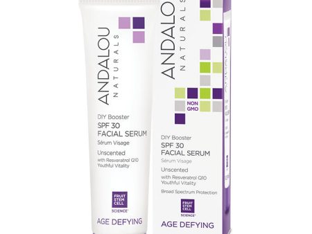 DIY Booster SPF 30 Facial Serum, Unscented, 2 oz, Andalou Naturals on Sale