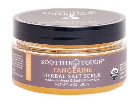 Herbal Salt Scrub - Tangerine, 10 oz, Soothing Touch Sale