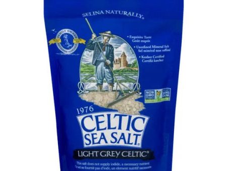 Light Grey Celtic Salt Resealable Bag, 8 oz, Celtic Sea Salt Fashion