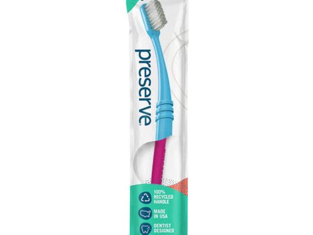 Adult Toothbrush in Lightweight Pouch, Ultra Soft, 1 pc, Preserve Online Hot Sale