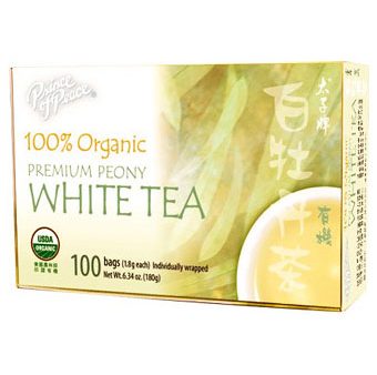 Organic Peony White Tea 100 tea bag, Prince of Peace Online Sale