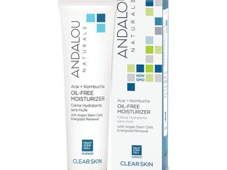 Acai + Kombucha Oil-Free Moisturizer, 2.1 oz, Andalou Naturals Supply