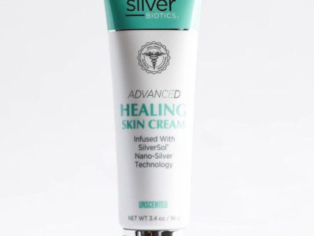 Advanced Healing Skin Cream - Unscented, 3.4 oz, Silver Biotics Fashion