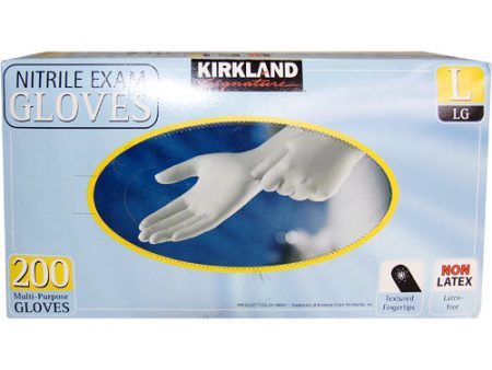 Nitrile Exam Gloves, Latex-Free, Multi-Purpose Gloves 200 pcs (Medium, Small or Large) Sale