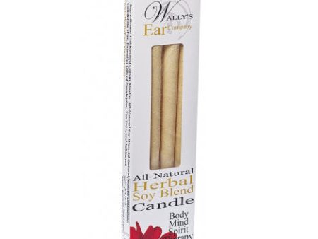 Herbal Soy Blend Hollow Ear Candles, 4 pk, Wally s Natural Products For Cheap