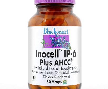 Inocell IP-6 Plus AHCC, 60 Vcaps, Bluebonnet Nutrition Supply