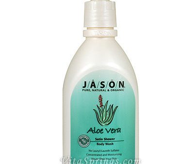 Satin Shower Body Wash Aloe Vera 30 oz, Jason Natural Discount