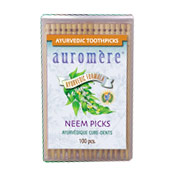 Ayurvedic Neem Toothpicks, 100 ct, Auromere Fashion