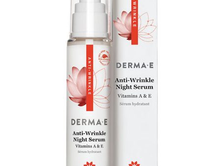 Derma E Anti-Wrinkle Night Serum with Vitamin A & E, 2 oz Cheap