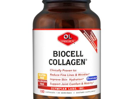 BioCell Collagen II, 100 Capsules, Olympian Labs Online now