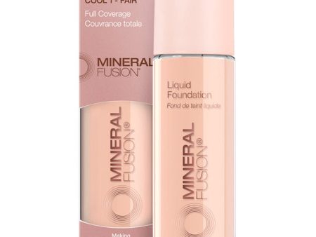 Liquid Foundation - Cool 1 - Fair, 1 oz, Mineral Fusion Cosmetics For Discount