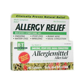 Allergiemittel AllerAide, Allergy Relief, 40 Tablets, Boericke & Tafel Homeopathic Discount