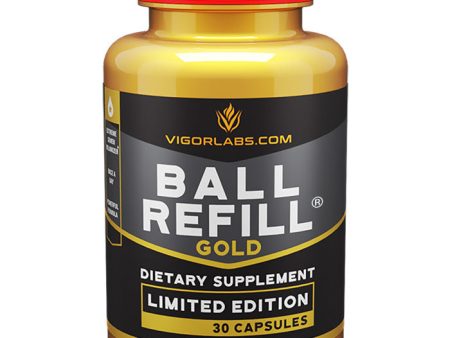 Ball Refill Gold, Limited Edition, 30 Capsules, Vigor Labs For Discount