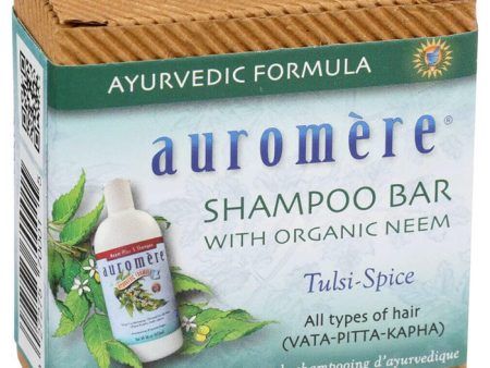 Ayurvedic Shampoo Bar, with Organic Neem, 4.23 oz, Auromere Fashion