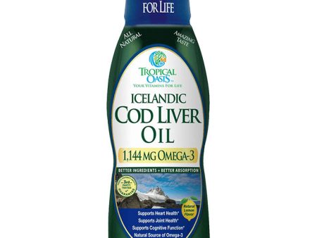 Icelandic Cod Liver Oil, 16 oz, Tropical Oasis Online Sale