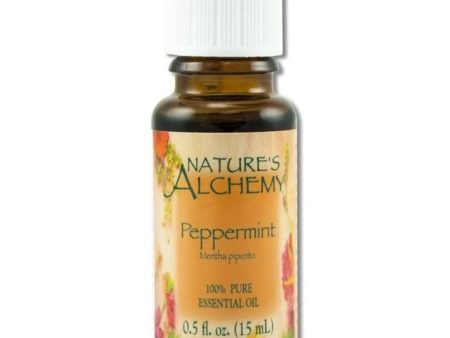 Pure Essential Oil Peppermint, 0.5 oz, Nature s Alchemy Discount