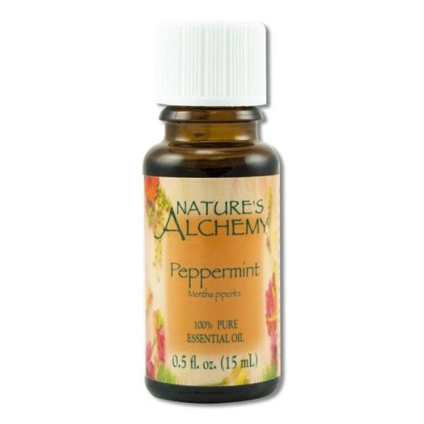 Pure Essential Oil Peppermint, 0.5 oz, Nature s Alchemy Discount