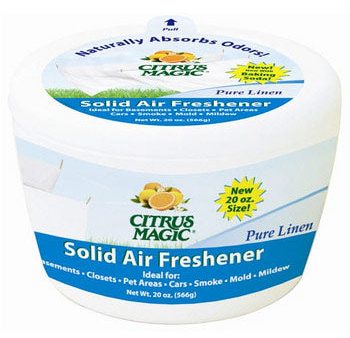 Solid Air Freshener, Pure Linen, 20 oz, Citrus Magic Hot on Sale