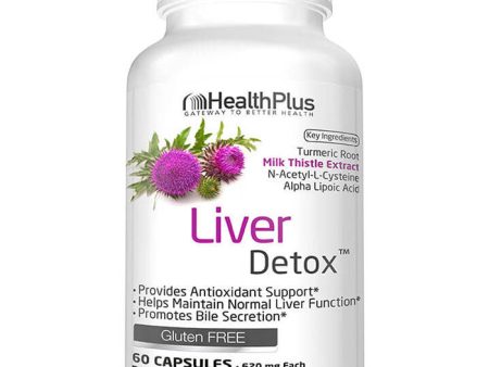 Liver Detox (Liver Cleanse), 60 Capsules, Health Plus Inc. Sale