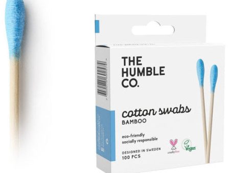 Cotton Swabs - Blue, 100 pcs, The Humble Co. Online Sale