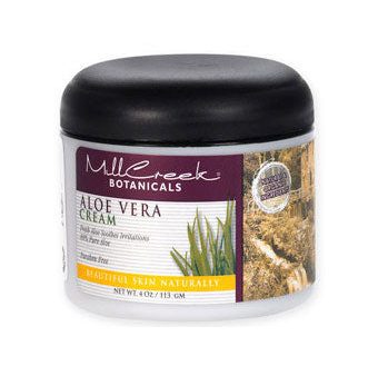 80% Pure Aloe Vera Cream, 4 oz, Mill Creek Botanicals Cheap